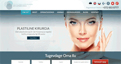 Desktop Screenshot of kirurgia.ee