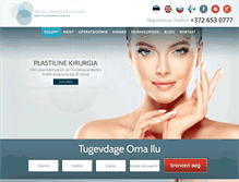 Tablet Screenshot of kirurgia.ee
